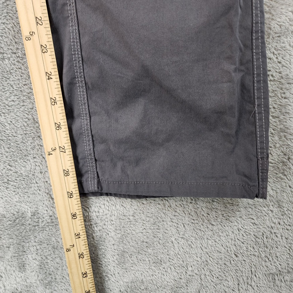 KUHL Pants Womens Size 10 SHORT Gray Cargo Pockets Snap Button Casual Outdoor - Picture 5 of 12